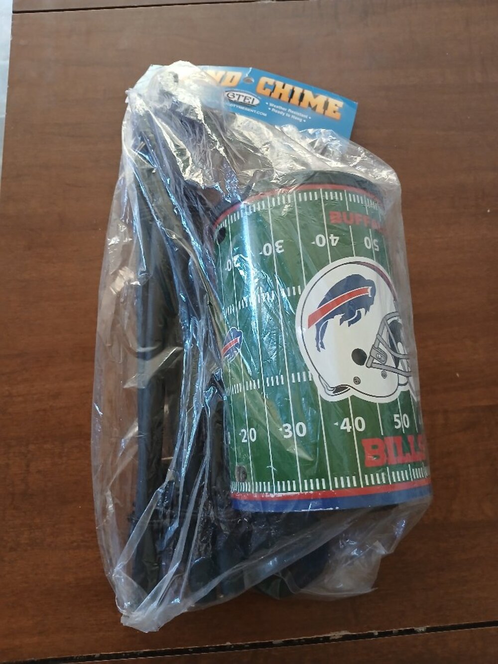 Buffalo Bills License Plate Wind Chime NFL
